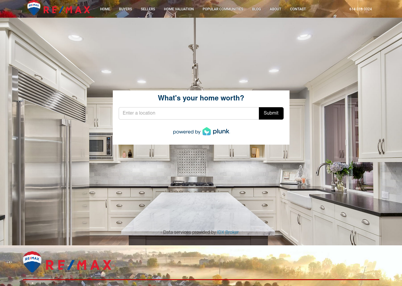 Plunk Home Valuation Widget