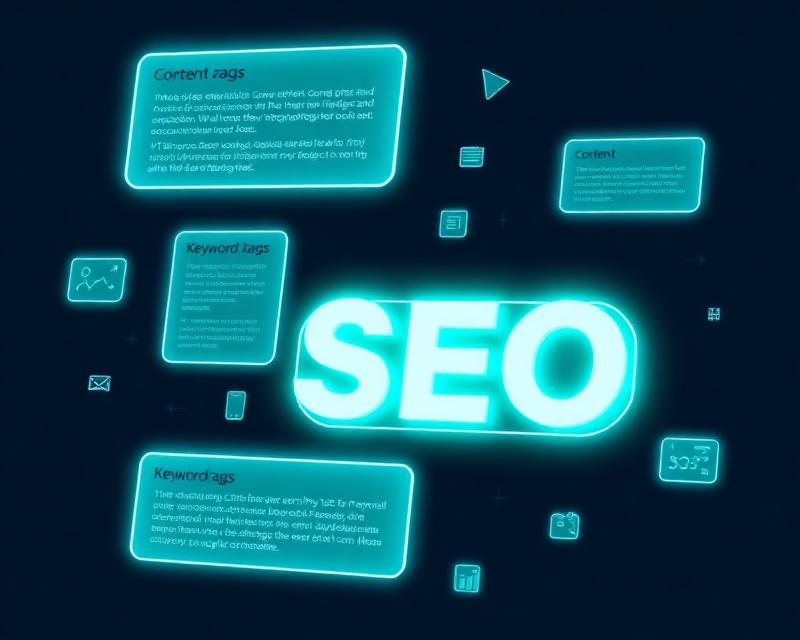 On-page SEO content optimization visualization
